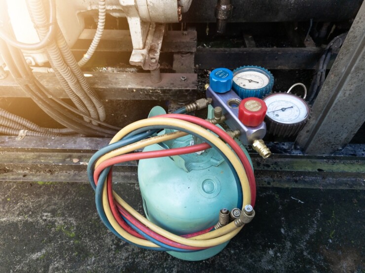 מילוי גז במקרר