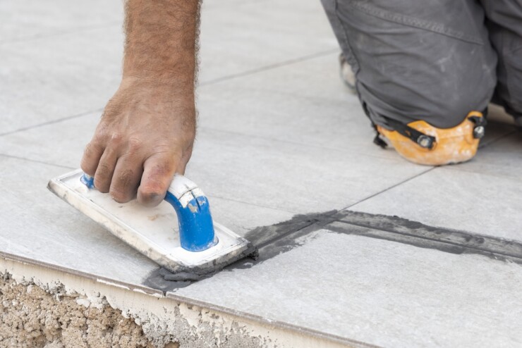 הדבקת מרצפת