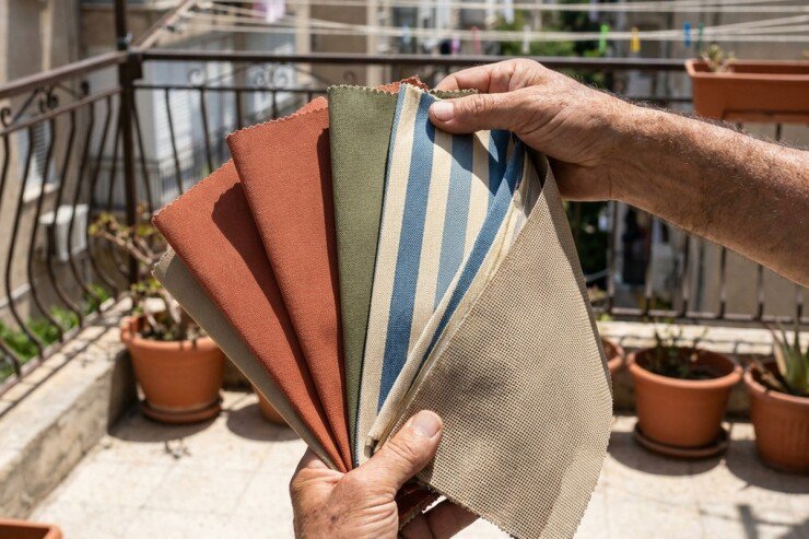 דוגמאות בדים לסוכך