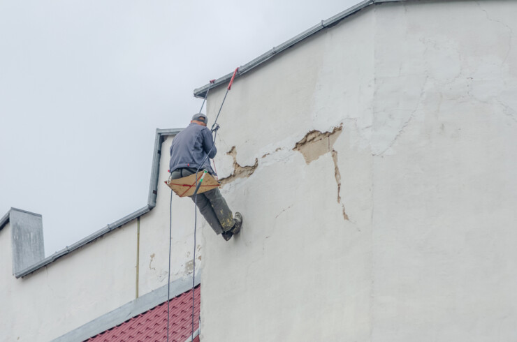 איטום קיר חיצוני