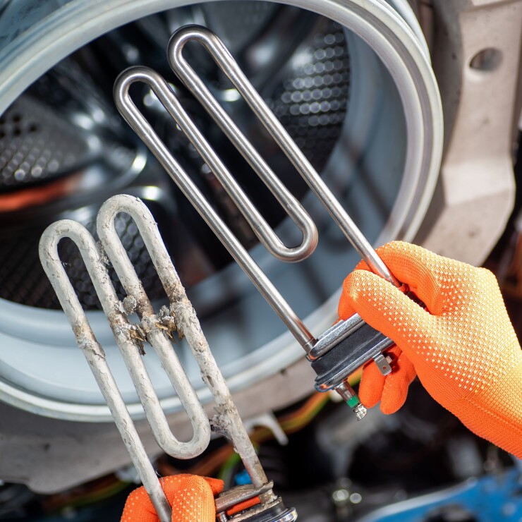 גוף החימום במכונת הכביסה מקולקל? כך תתנהלו 