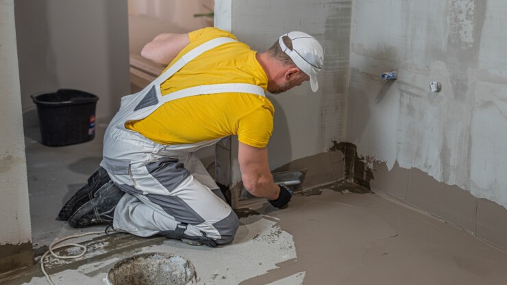 איטום חדר רחצה