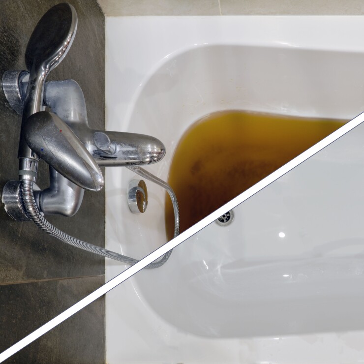 מה עושים כשיש סתימה באמבטיה?