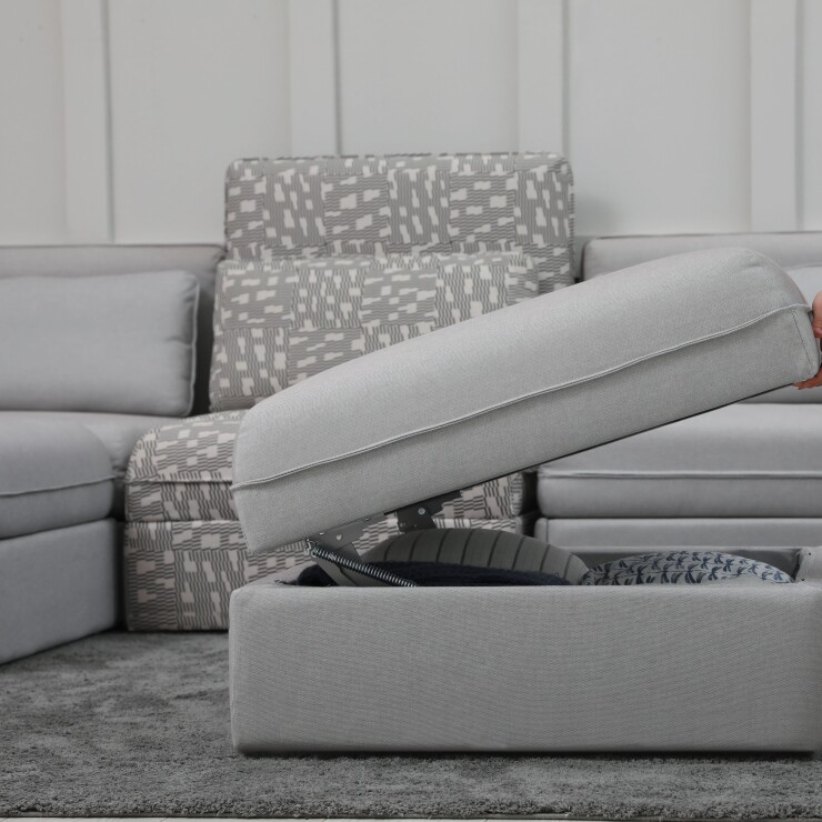 עיצוב מודולרי באמצעות רהיטים: מנצל כל בית קטן